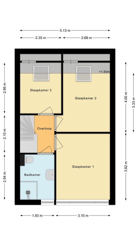 van Heinsbergstraat 107 Floorplan Blur 2
