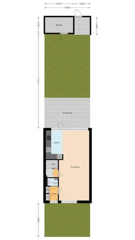 van Heinsbergstraat 107 Floorplan Blur 4