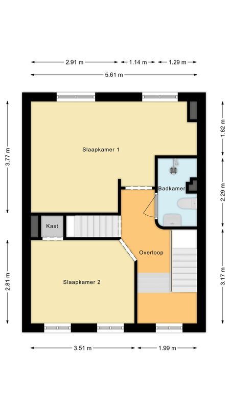 Pius X-straat 45 Floorplan Blur 2