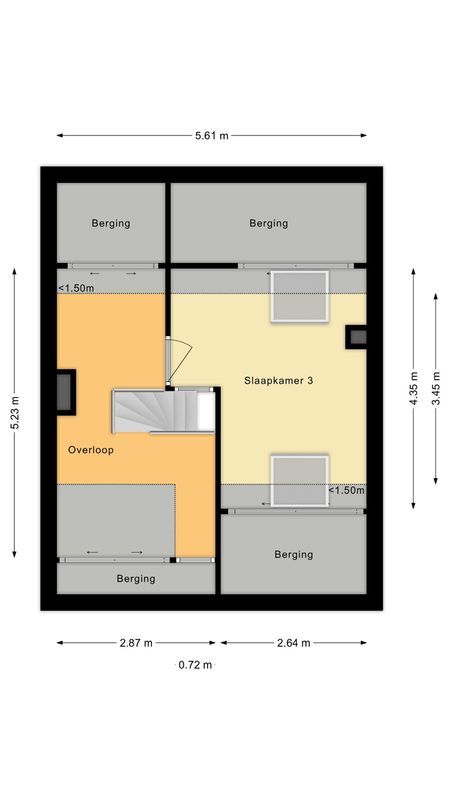 Pius X-straat 45 Floorplan Blur 3