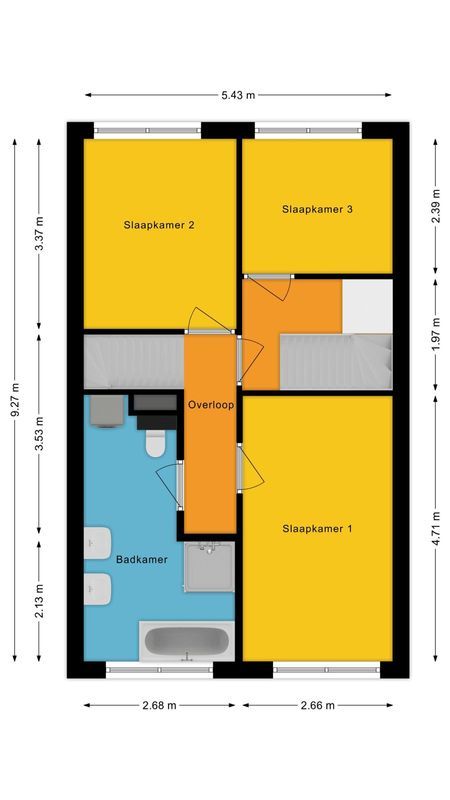 Beneluxlaan 51 Floorplan Blur 1