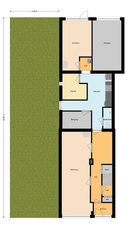 Lage Kant 14 - A Floorplan Blur 3
