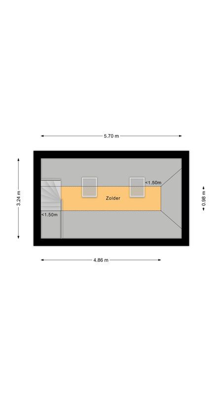 Willem de Zwijgerstraat 26 - B Floorplan Blur 1