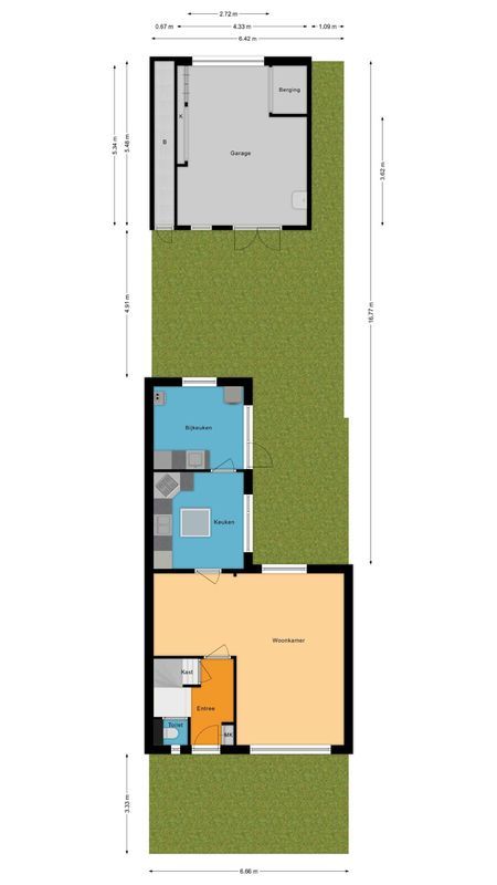 Prinses Marijkestraat 12 Floorplan Blur 2