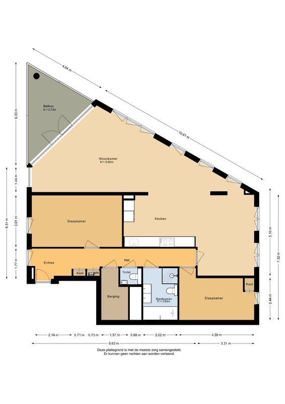 Terheijdenstraat 166 Floorplan Blur 0