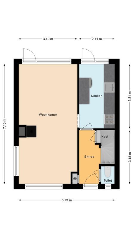 Spoorlaan Noord 36 Floorplan Blur 0