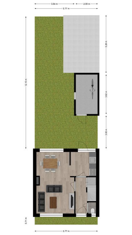 Brommastraat 11 Floorplan Blur 2