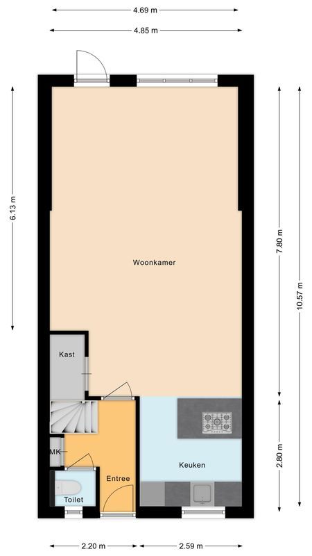 Leemkuylen 54 Floorplan Blur 0