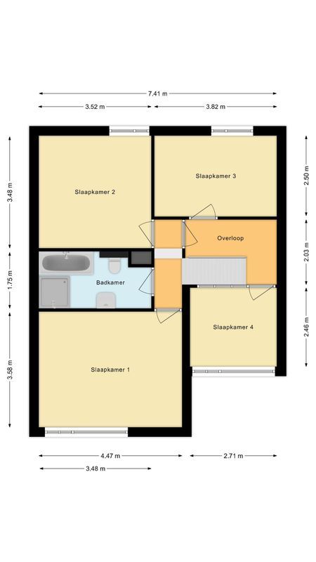 Mariastraat 24 Floorplan Blur 2
