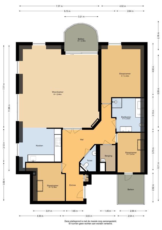 Residentie Azurée 25 Floorplan Blur 0
