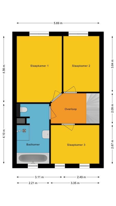 Duikerstraat 5 Floorplan Blur 1