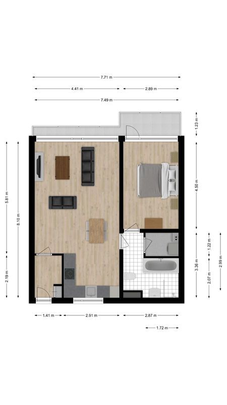 Korte Nieuwstraat 30 Floorplan Blur 0