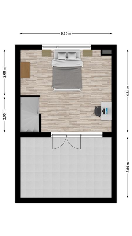 Sneekstraat 89 Floorplan Blur 3