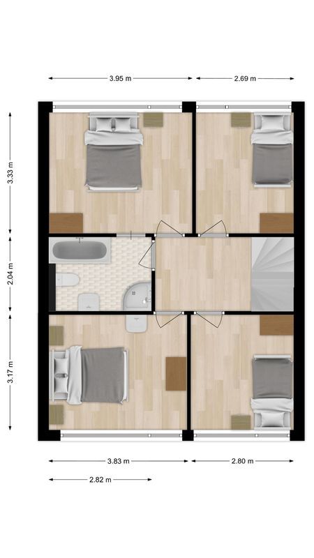 Beethovenlaan 319 Floorplan Blur 1