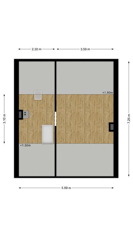 Kapelstraat 5 Floorplan Blur 3