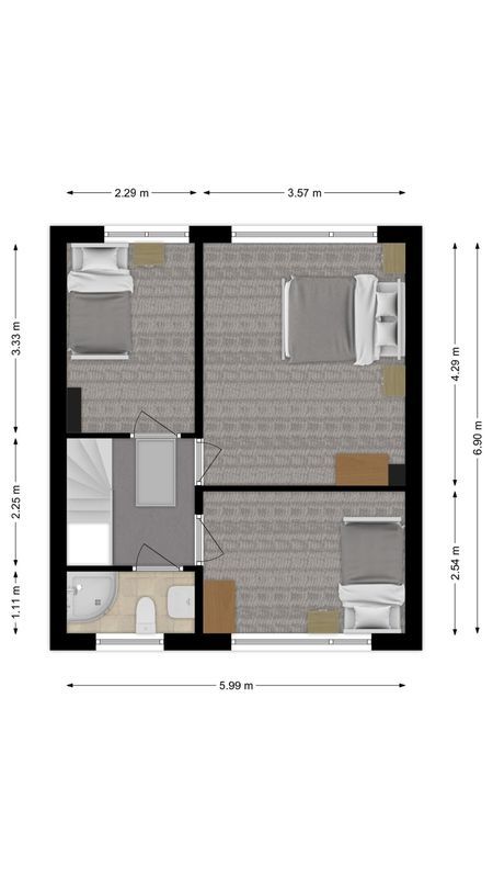 Kapelstraat 5 Floorplan Blur 2