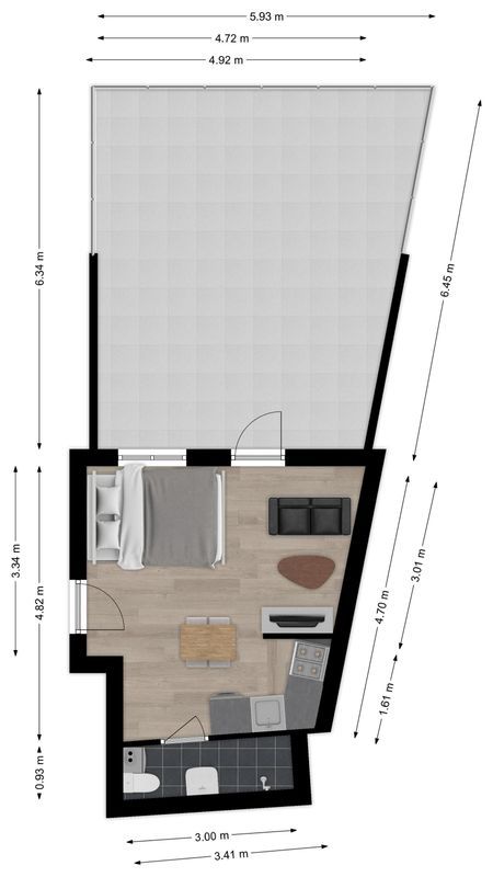 Korvelseweg 61 - 08 Floorplan Blur 0