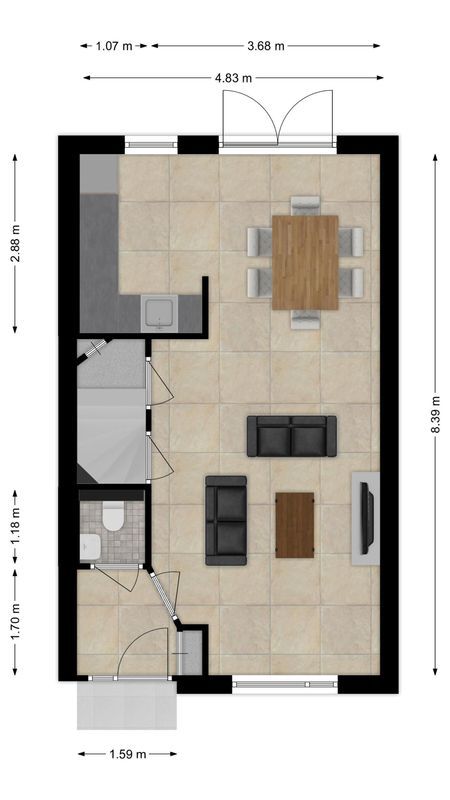 Kardinaal van Rossumstraat 32 - e Floorplan Blur 0