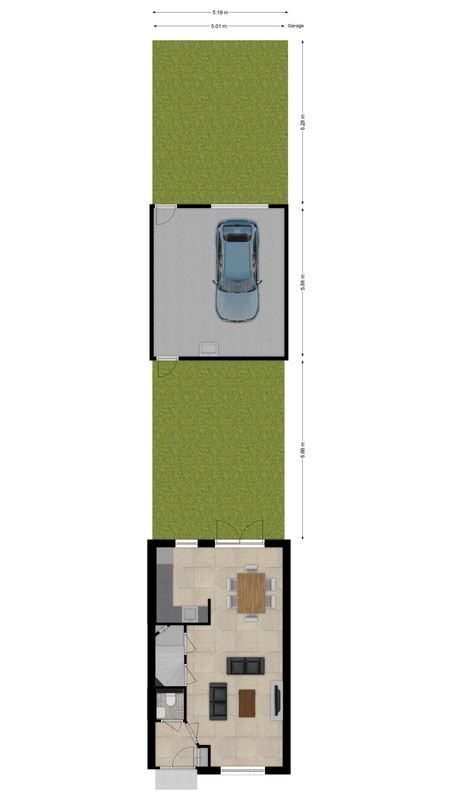 Kardinaal van Rossumstraat 32 - e Floorplan Blur 2