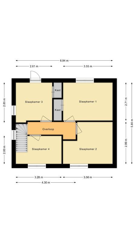 Heipoldersstraat 25 Floorplan Blur 2