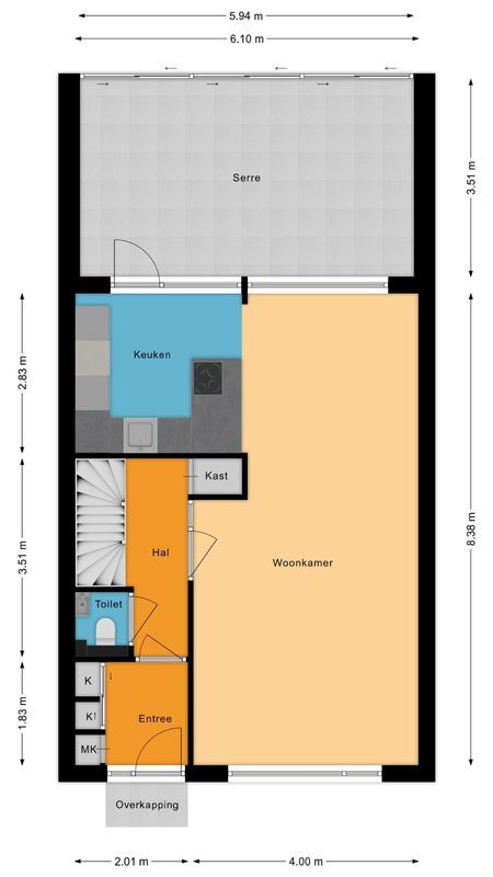 Bosboomstraat 14 Floorplan Blur 1