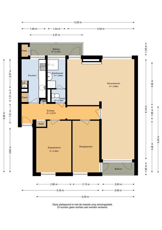 Steijnlaan 76 - B Floorplan Blur 0