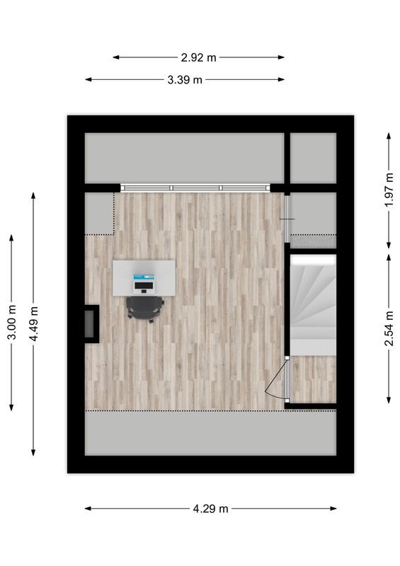 Bisschop Masiusstraat 47 Floorplan Blur 3