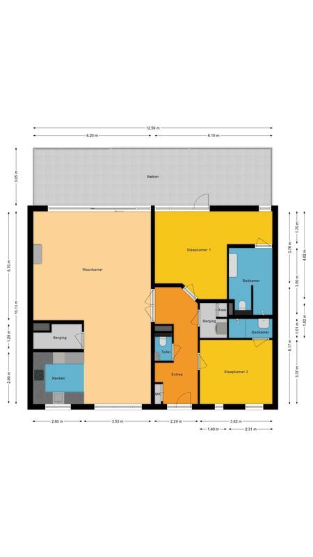 Lage Ham 13 - 03 Floorplan Blur 0