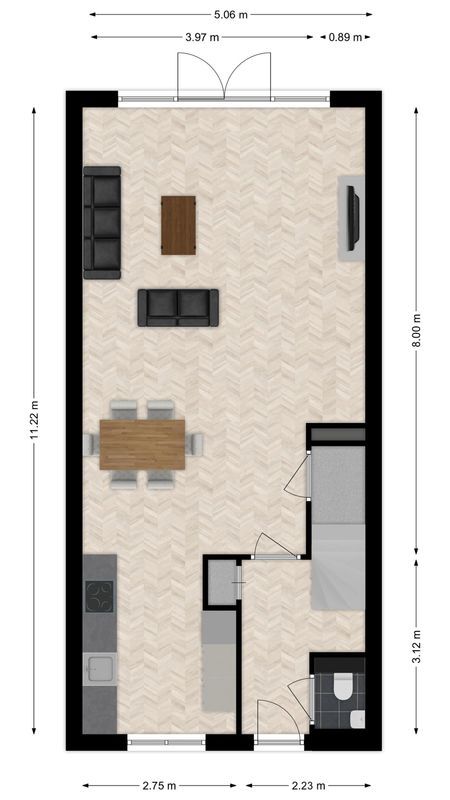 Kea Boumanstraat 80 Floorplan Blur 1