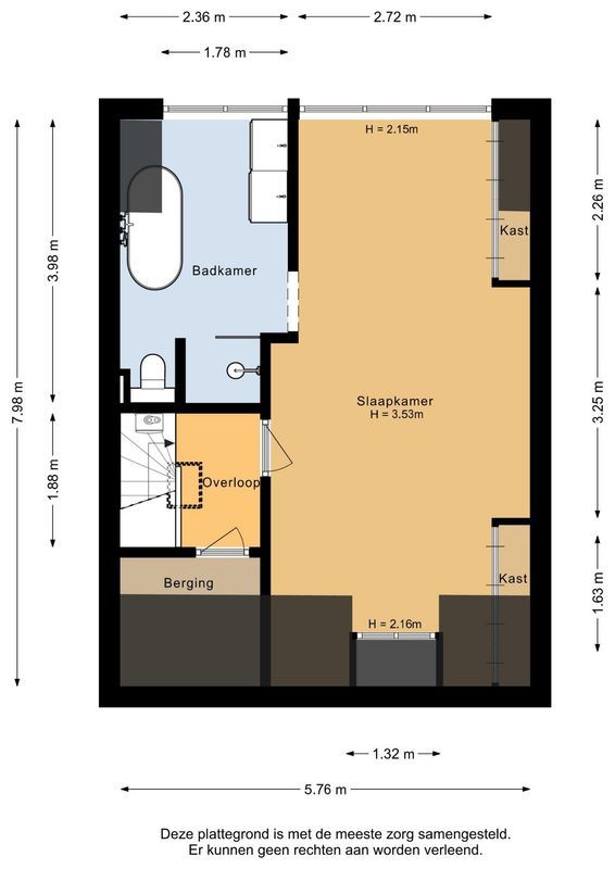 Albert Verweijstraat 7 Floorplan Blur 5