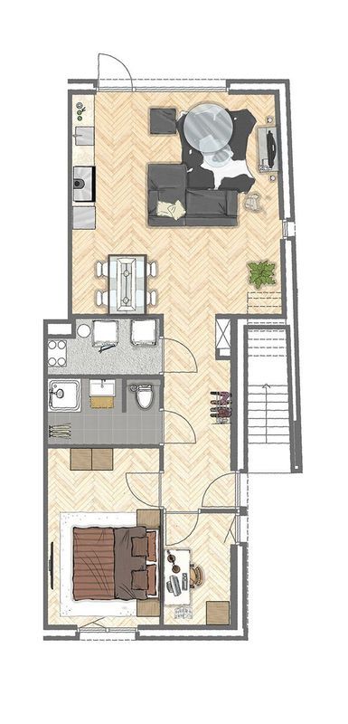 Seniorenwoningen (Bouwnr. 3) Floorplan Blur 0