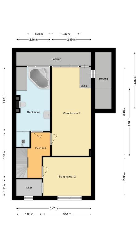 Fleskensstraat 56 Floorplan Blur 3