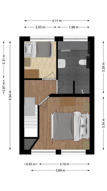 Pretoriastraat 13 Floorplan Blur 1