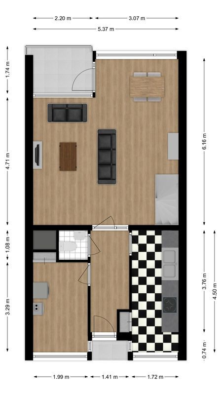 Postelse Hoeflaan 56 - b Floorplan Blur 0