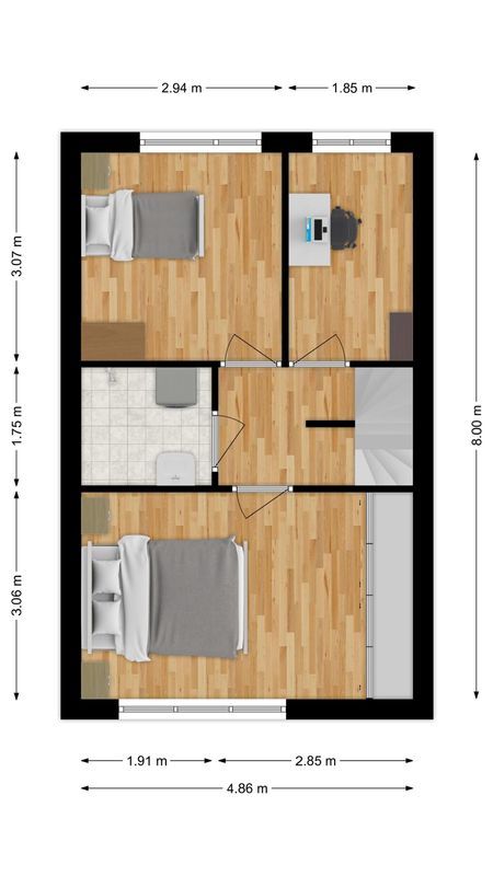 Lijsterbeslaan 15 Floorplan Blur 1