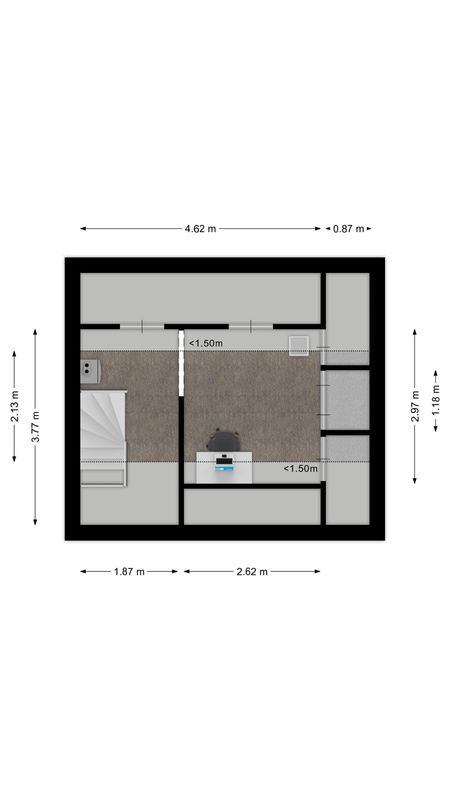 Christiaan Huygensstraat 50 Floorplan Blur 3
