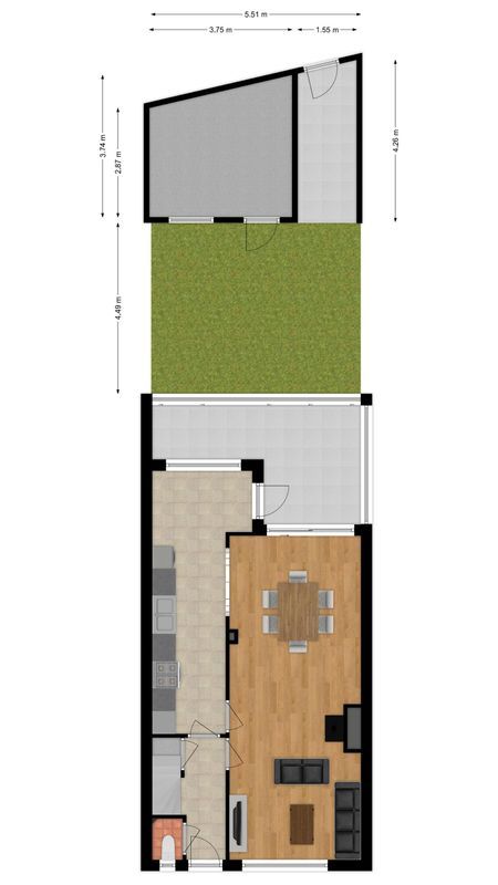 Christiaan Huygensstraat 50 Floorplan Blur 2