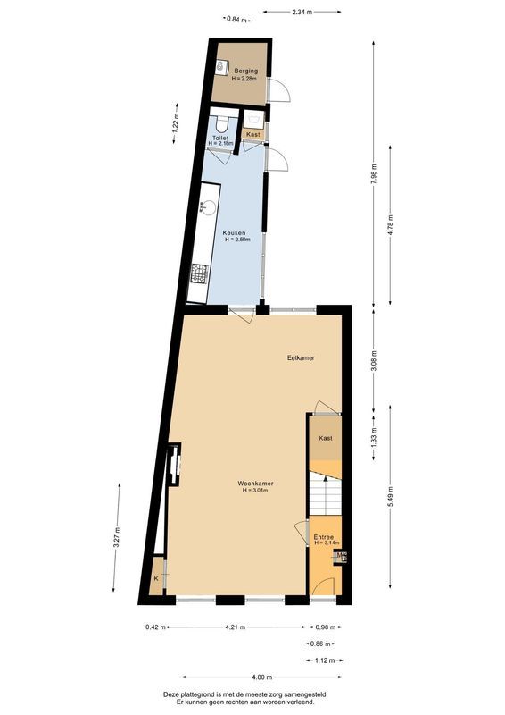 Rozenlaan 54 Floorplan Blur 1