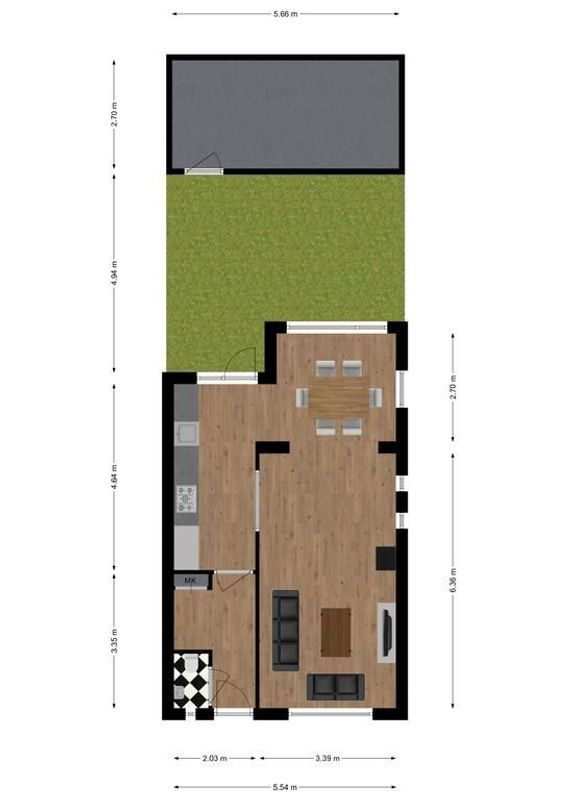 Coba Pulskenslaan 16 Floorplan Blur 2