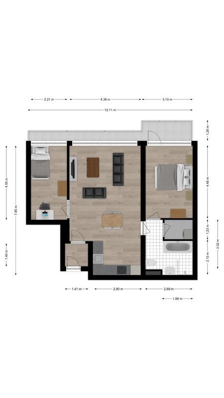 Korte Nieuwstraat 56 Floorplan Blur 1