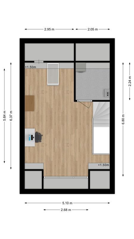 Bernard Leenestraat 80 Floorplan Blur 3