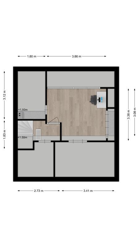Dr. Ringersstraat 13 Floorplan Blur 2