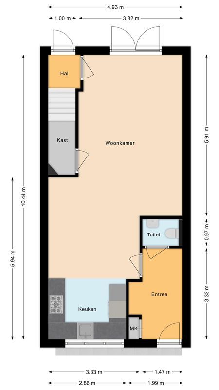 Haansbergseweg 7 Floorplan Blur 0