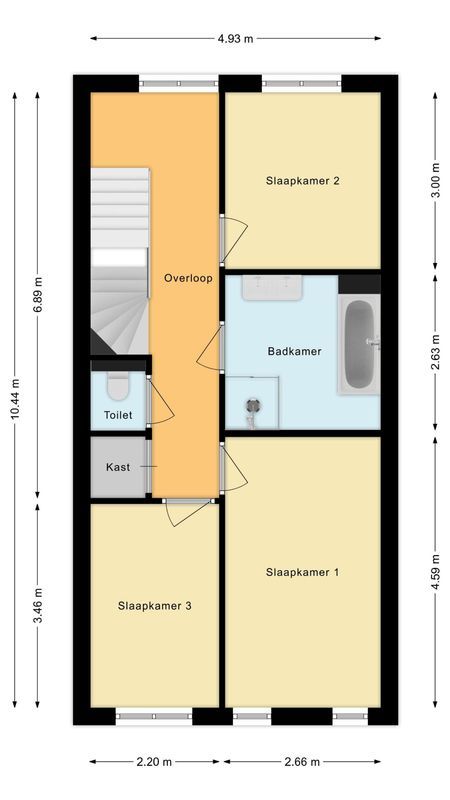 Haansbergseweg 7 Floorplan Blur 1