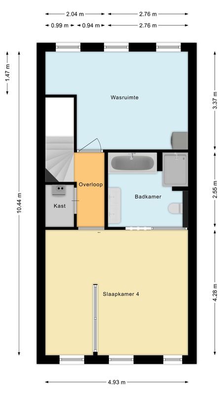 Haansbergseweg 7 Floorplan Blur 3