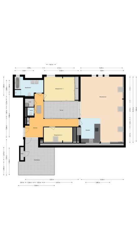 Stationsstraat 19 - D Floorplan Blur 0
