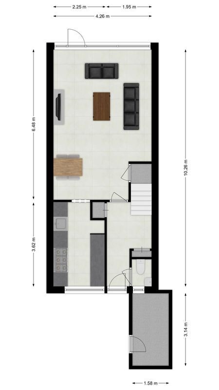 Doctor Ariënsstraat 15 Floorplan Blur 1