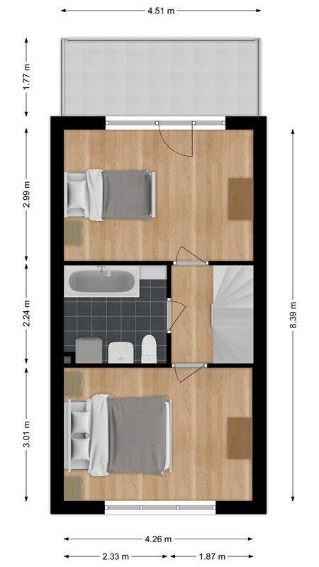 Doctor Ariënsstraat 15 Floorplan Blur 2