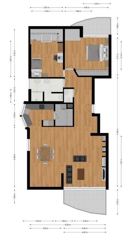 Tilburgseweg 193 - 05 Floorplan Blur 0