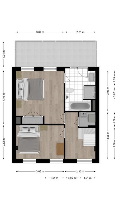 Postelse Hoeflaan 4 Floorplan Blur 1